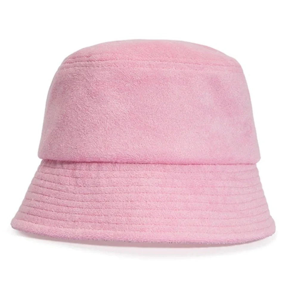NWT WeWoreWhat Baby Pink OS Bucket Hat